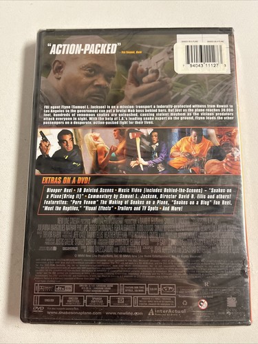 Schlangen im Flugzeug (DVD, 2007, Breitbild), neu/versiegelt Samuel Jackson - Bild 2 von 2