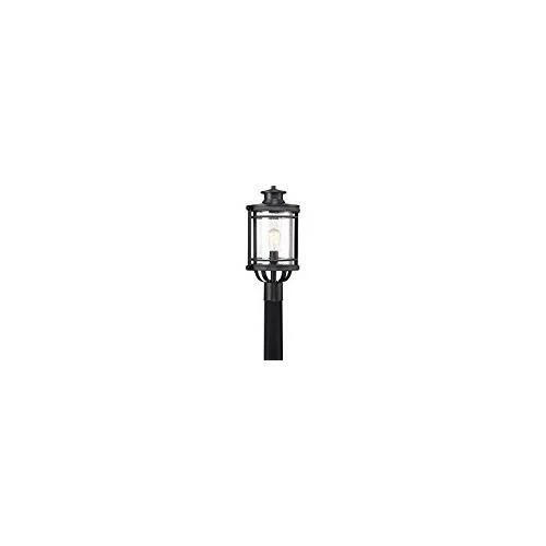 Quoizel BKR9010K 1-Light Booker Outdoor Lantern in Mystic Black - Picture 7 of 9