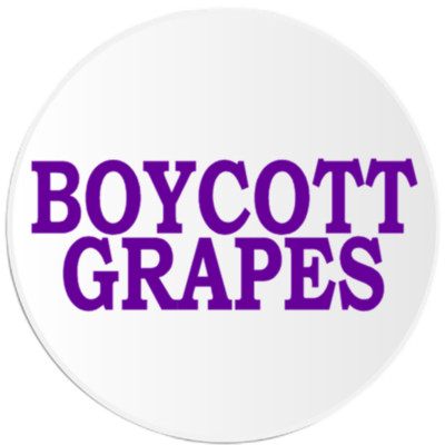 Boycott Grapes - 100 Pack Circle Stickers 3