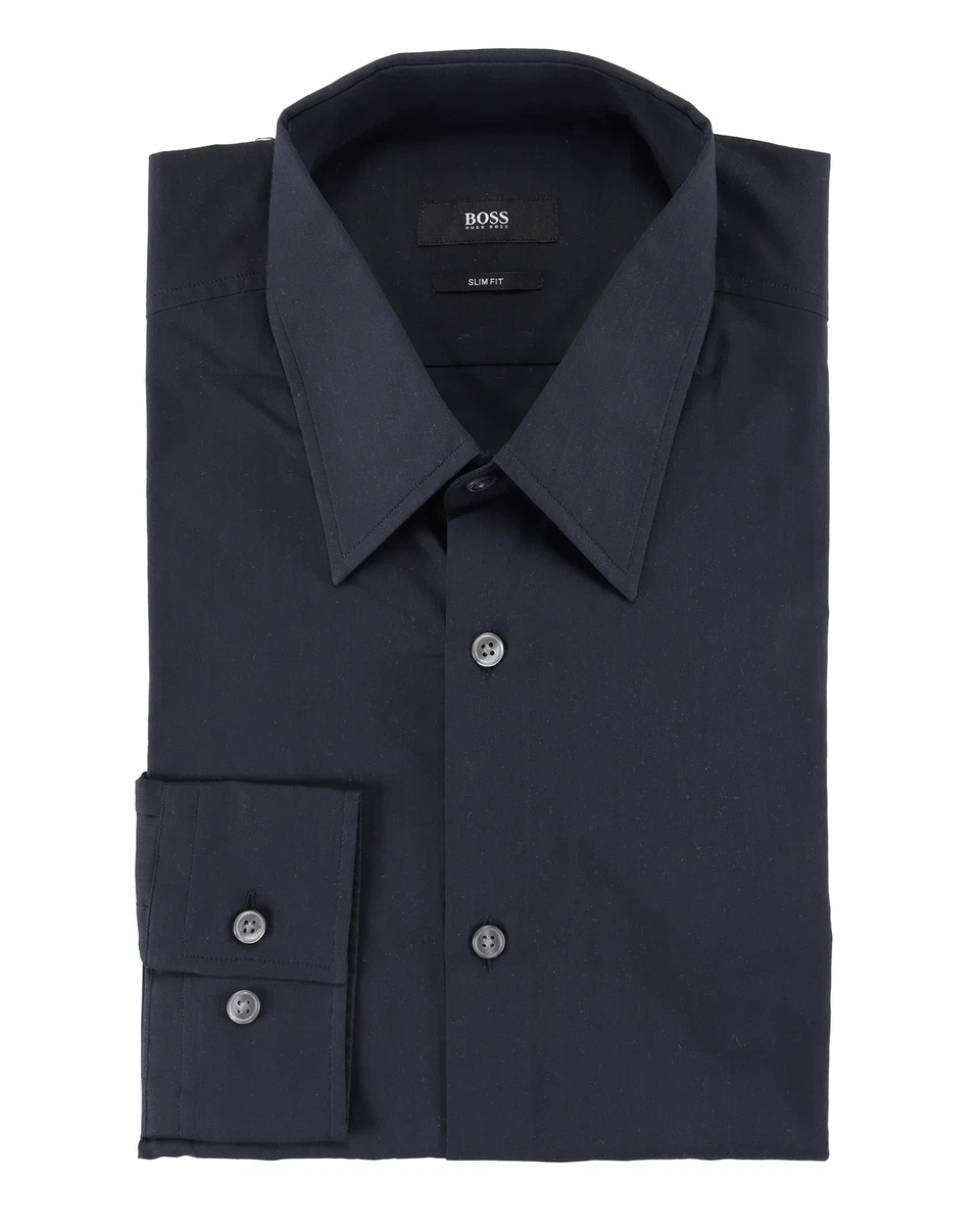 Hugo boss poplin sale shirt