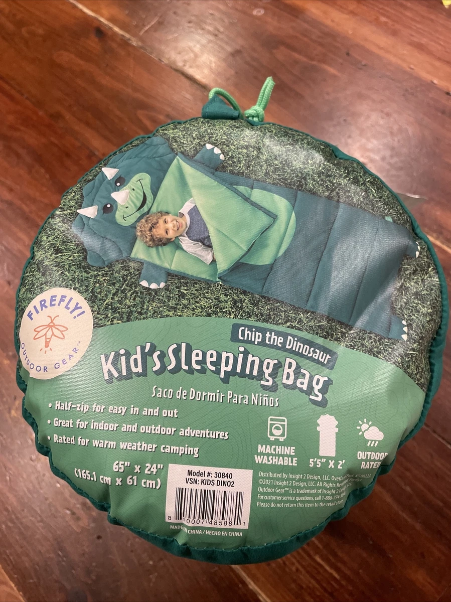 Dinosaur sleeping top bag camping