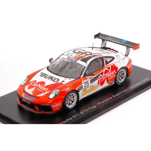 Porsche 911 GT3 Cup Spark S8506 réplique de prestige en résine pour vitrine
