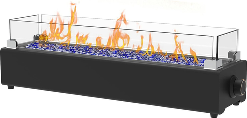 28 Zoll Tischplatte Propan Feuerstelle, 40.000 BTU Tischfeuerstelle für Terrasse, Outdoor - Bild 1 von 8