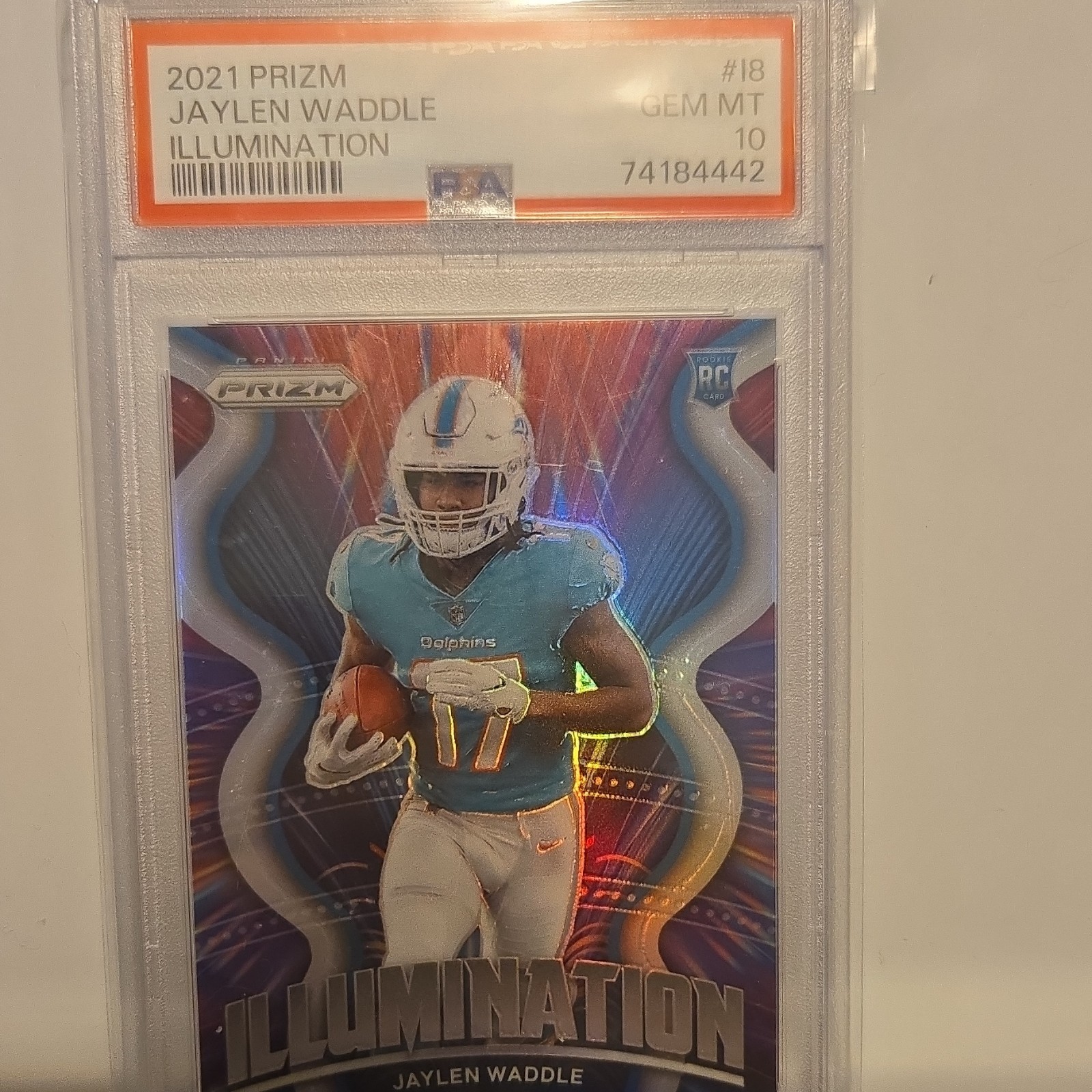 Jaylen Waddle Panini Prizm Illumination #I8 Base