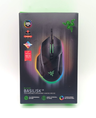Razer Basilisk V3 - Individuell anpassbare ergonomische Gaming-Maus - Schwarz