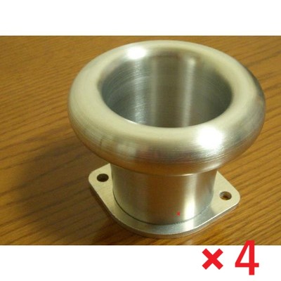 4x 70mm Aluminum Velocity Stack for Weber Solex Carburetor 40 44 45 DCOE L28 L6
