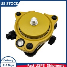 New Yellow Carrier Fixed Adapter with 5/8x11 Thread Tribrach W/Optical Plummet
