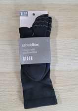 BlochSox Calf Length Womens Medium Grip Dance Knit Socks Black Bloch Sox NEW