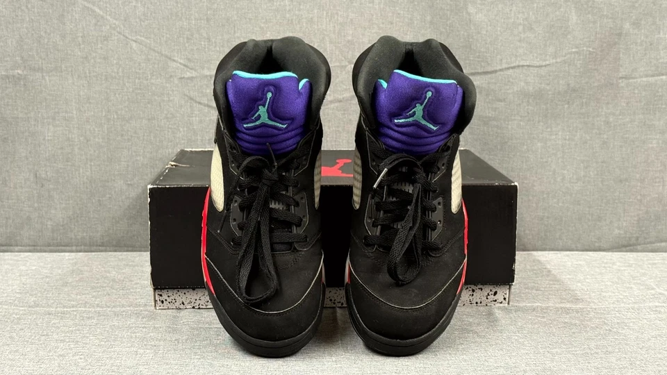 Talla 10.5 - Jordan 5 Retro Top 3 Negro 2020 Con Caja Original 🔥 Foto 4 de 4