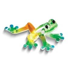 Glass Baron Multi-colored Frog Handcrafted Glass Figurine