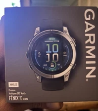 Garmin fenix E – 47 mm AMOLED Stainless Steel Multisport GPS Smartwatch