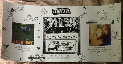 rare PHISH 1992 Elektra promo POSTER 12x24  Lawn Boy JUNTA Nectar CD RELEASE ART