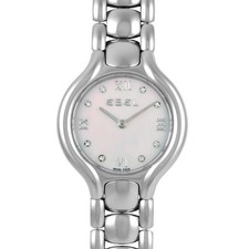 EBEL E9976411 Beluga Watch Quartz Pink Shell Dial SS 8P Diamond Ladies