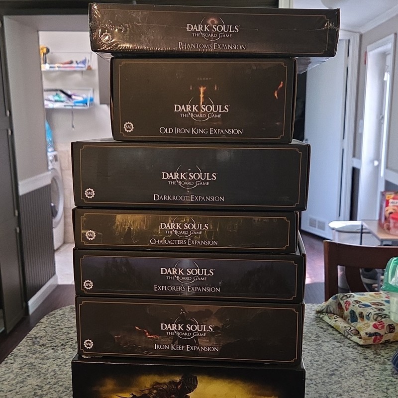 Dark Souls Board Game Bundle Core + 6 Expansions Played Once Complete Lot