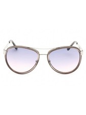 GUESS New GF6188/S 20B Silver/Purple Gradient Aviator Sunglasses.