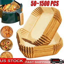 New Air Fryer Disposable Paper Liner Non-stick Baking Oil-proof Liners Square