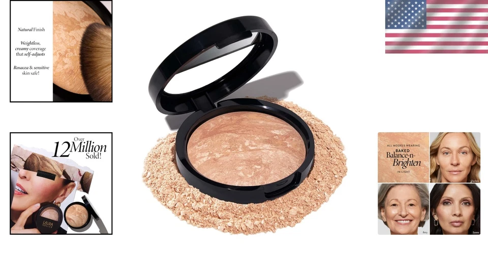 Paraben-Free Light Powder Foundation for Sensitive Skin - Image 2 of 4
