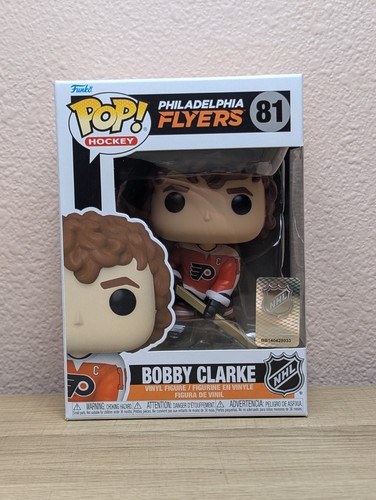 New in Box Bobby Clarke Funko Pop! #81 NHL Philadelphia Flyers Vinyl W Protector - Picture 2 of 11