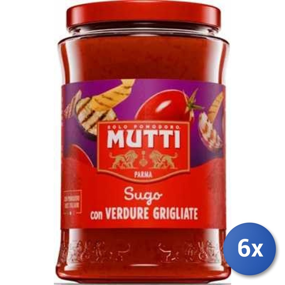 6X Multipack Mutti Vegetable Sauce Gr 280