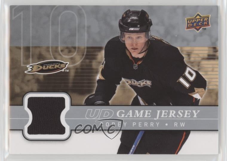 Corey Perry #GJ2-PY 2008-09 Upper Deck Hockey UD Game Jerseys