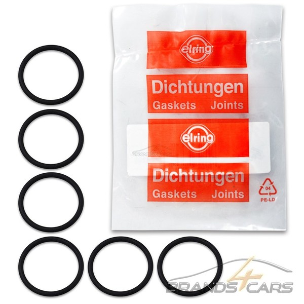 6X Elring Dichtung Injektor FÜR Audi A4 A5 A6 A7 A8 Q5 Q7 Vw Touareg 2.7 3.0 Tdi-image