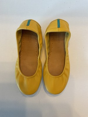 Tieks Size 8 Mustard Yellow