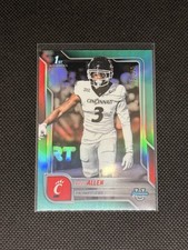 2025 Bowman University Chrome - Cyrus Allen #7 Aqua Refractor /325 (RC)