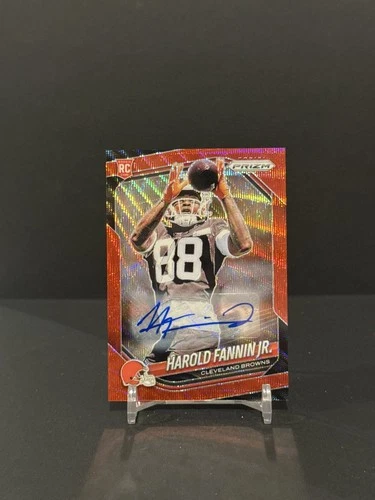 2025 Panini Prizm Football Red Wave Harold Fannin Jr. #399