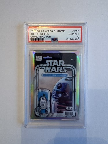 2025 Topps Chrome Star Wars Artoo-Detoo Comicfractor  PSA 10