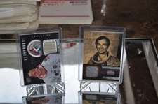 2012 Americana Heroes & Legends Astronauts Materials /249 Al Worden and Crippen