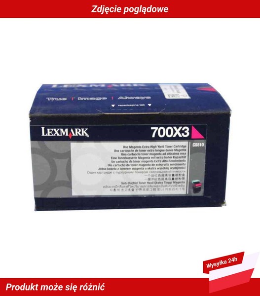 70C0X30 Lexmark Cs510De WkłAd Z Tonerem Magenta-image