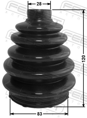 FEBEST 2117-CB3 Faltenbalg, Antriebswelle für FORD - Bild 2 von 2