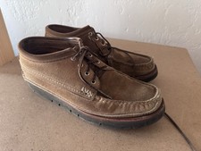 Yuketen Maine Guide Shoes Ox DB tag size 12 NIB FO Khaki Roughout Vibram Gloxi