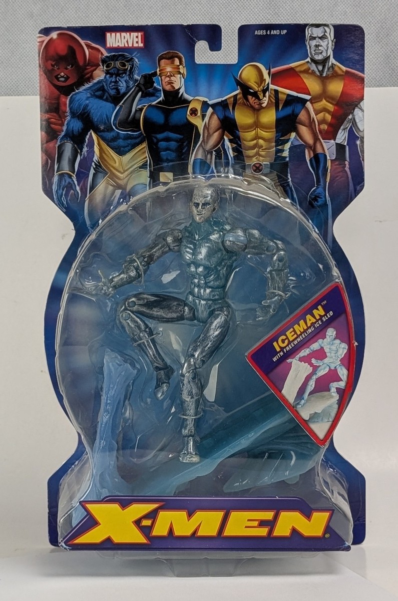 Hasbro X-men Iceman W/ Freewheeling Ice Sled Action Figure Marvel