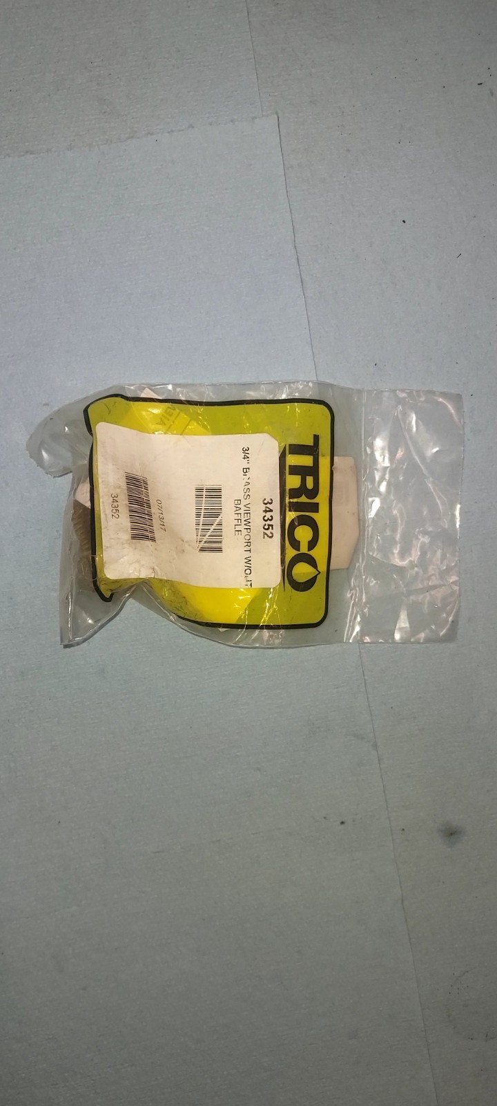 TRICO 3/4" BRASS VIEWPORT W/OUT BAFFLE 34352