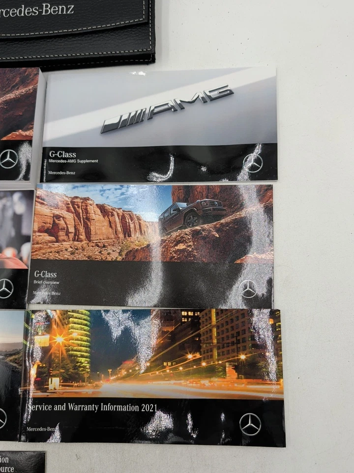 2021 Mercedes Benz G Class AMG G63 G550 Wagon Owners Manual Set With Case - Image 3 of 3