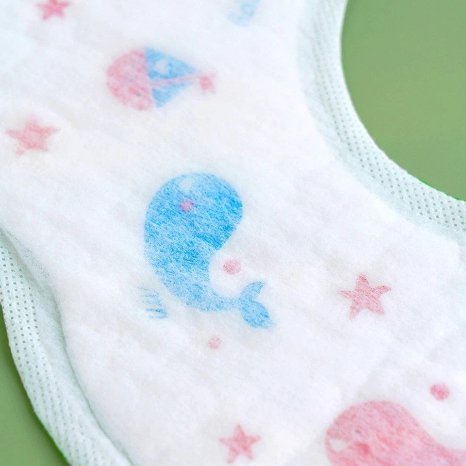 20Pcs/set Waterproof Disposable Bibs Soft Cotton Rotating Baby Bibs  for Baby - image 4 of 4