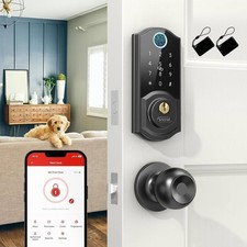 Smart Front Door Lock Set: SMONET Keyless Entry Door Lock Deadbolt w/ Handle New