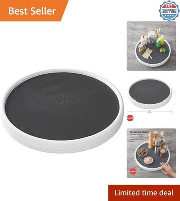 Versatile 15-Inch Non-Skid Lazy Susan for Kitchen, Bathroom & Craft Spaces