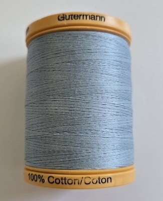Gutermann Natural 100% Cotton Thread 876 Yards Color 6217 Lot of 3