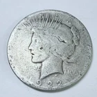 1922 D Peace Silver Dollar US 90% Silver Coin Circulated #8273