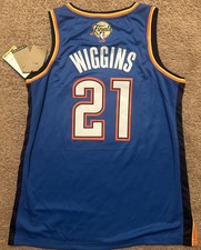 Aaron Wiggins Oklahoma City Thunder 2025 NBA Finals Blue Jersey Size Large