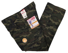 Wrangler 11916 NEW Men's Camo Fleece Lined Relaxed Fit Cargo Pants