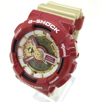 CASIO G-SHOCK クレイジーカラー アイアンマン GA-110CS CASIO G-SHOCK Crazy Color GA-110CS Iron Man Style Quartz Red