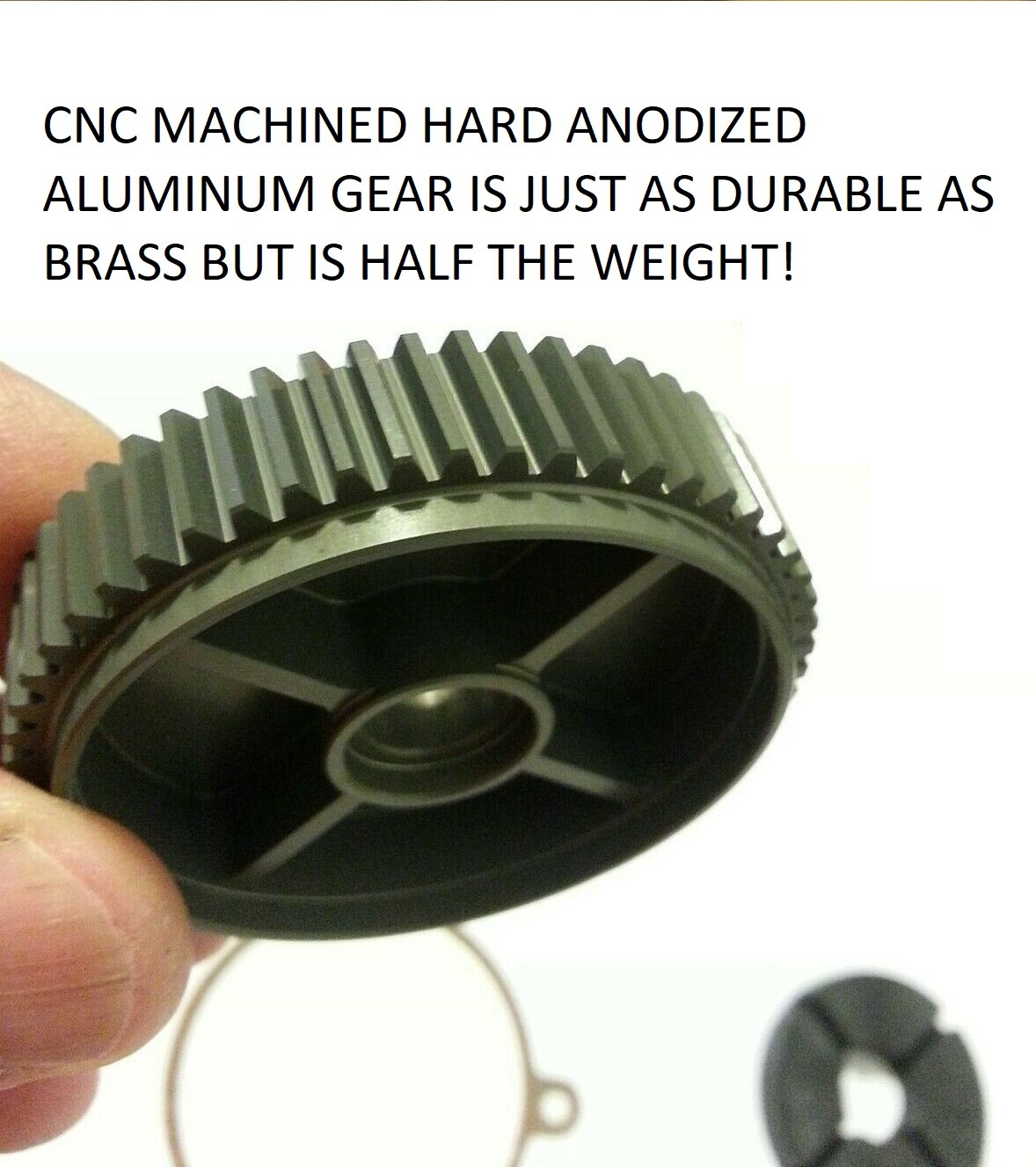 0004 Corvette 93+ Firebird Headlight Motor Repair Kit Aluminum Gear