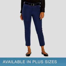 Banana Republic Women's Slim Straight Cropped Twill Pant Inseam 26 inches