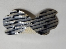 Vintage Faux Abalone Hair Comb Made In France 14 Teeth