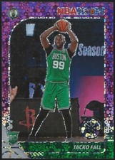 2019/20 NBA Hoops Premium Stock TACKO FALL Purple Disco Prizm RC Rookie #240