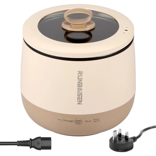 Mini Rice Cooker Electric Rice Cooker 450W Rice Maker 36 Minutes Fast Cookin,^