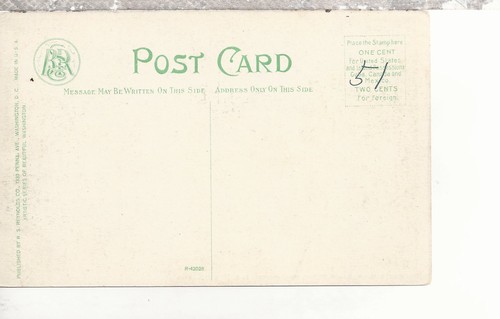 White House South Front Washington D C Postcard 2117 - Picture 2 of 2